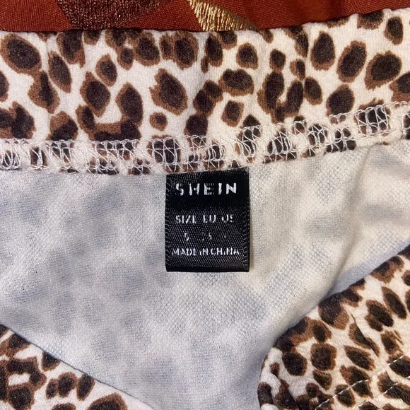 SHEIN CHEETAH PRINT SKIRT - Picture 3 of 4